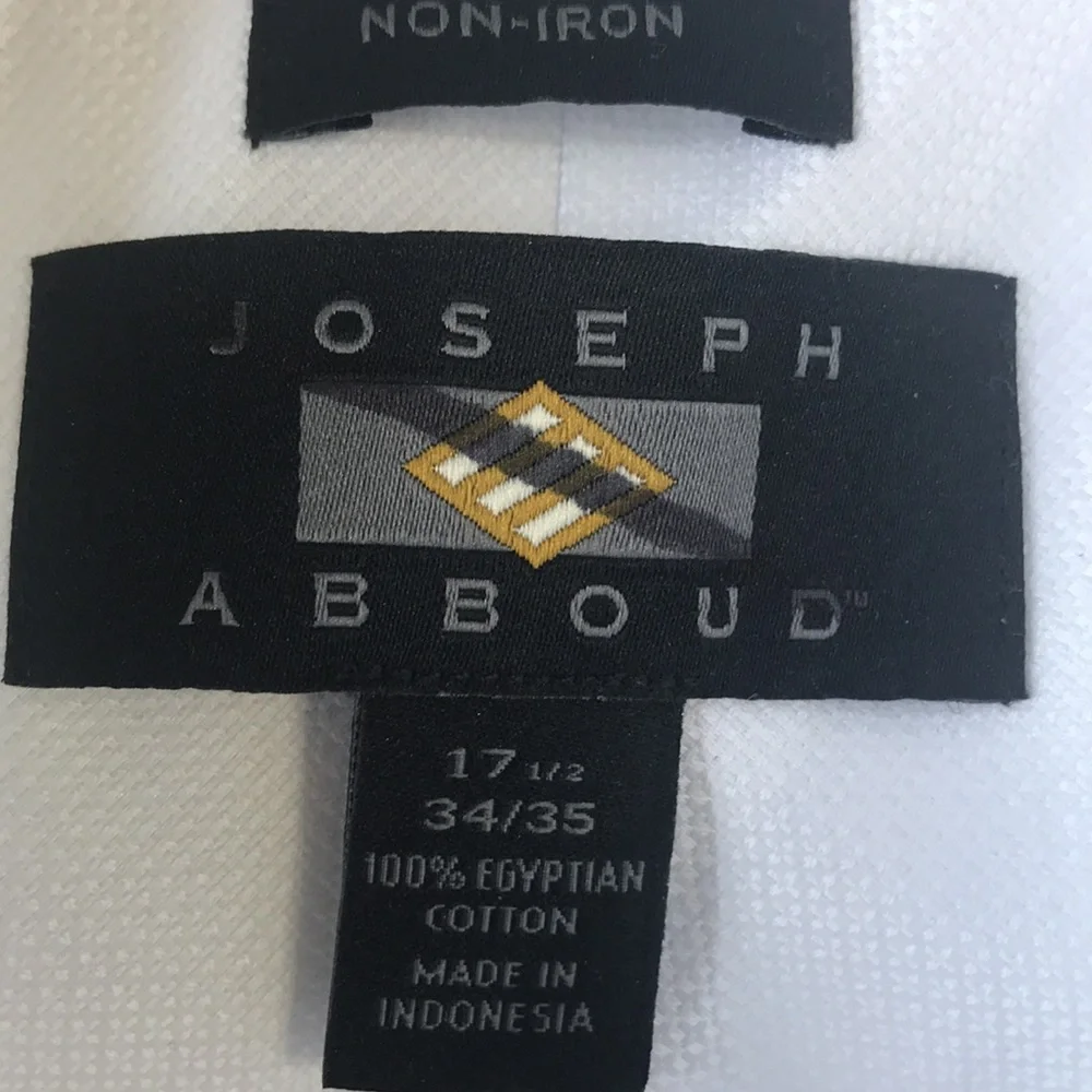 ❤️(163)New Mens long sleeve dress shirt by Joseph Abboud. Size 17 1/2-34/35 - Picture 3 of 10